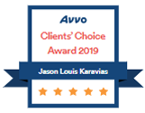 Avvo | Clients' Choice Award 2019 | Jason Louis Karavias | 5 Star